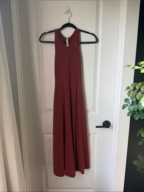 Athleta Winona Midi Dress - RUST - XS